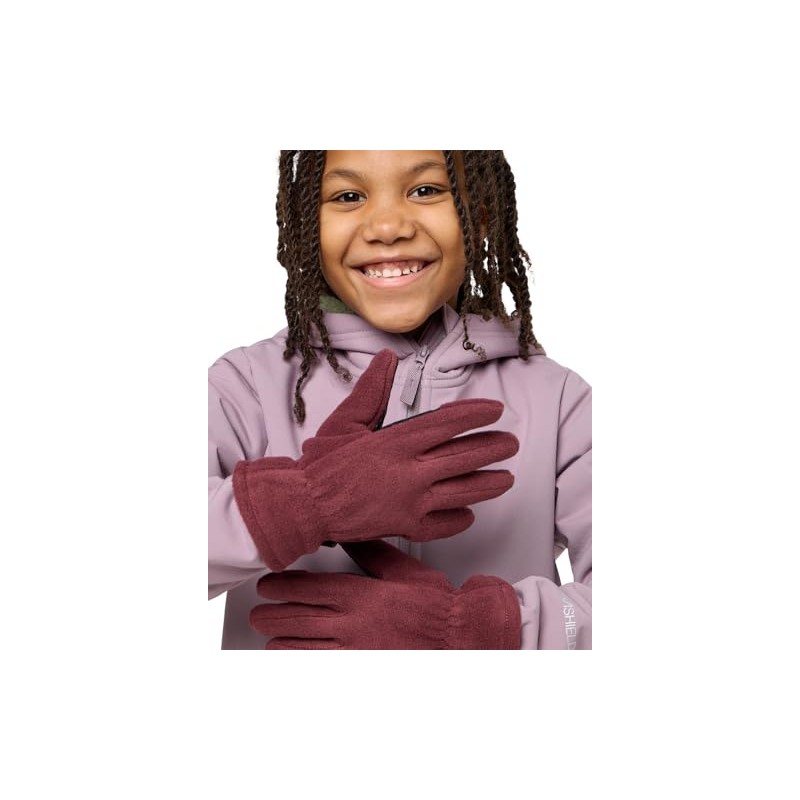 Jack Wolfskin Unisex Children's Fleece Glove K Glove, Boysenberry, 128