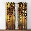 Jekeno Fall Tree Blackout Curtains Autumn Tree Room Decor Moonlight