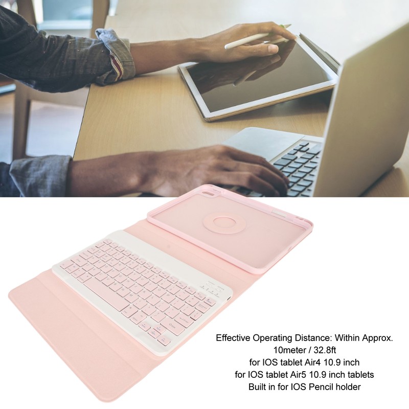 Keyboard Case with Pencil Holder for IOS Tablet Air4 10.9
