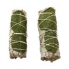 VIE Smudge Sticks, White Sage and Basil 4", Pack of