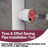 Mskilrh PVC Fitting Saver PVC Pipe Reamer 1/2 Inch Head,