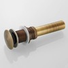 Flybath - llave de lavabo de latón envejecido, para baño,
