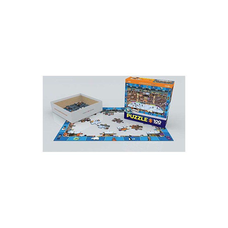 EuroGraphics Hockey Spot & Find 100 Piece Puzzle