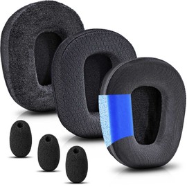 B450-XT B550-XT Kit Replacement Ear Pads Cushion Compatible with B450-XT B550-XT Headset I B450 B550 XT Accessories (Velour+Mesh+Cooling Gel Ear Cushions)