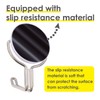 Magx MZR-12W-CT Zero Slide Magnetic Hook, Large, White, 2.0 inches