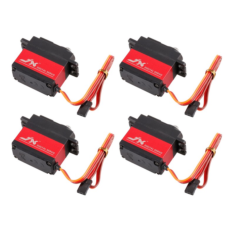 4pcs JX PDI-6221MG Metal Gear Digital Servo 20kg Torque Aluminums