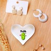 BJDAMAI Pickle Ring Holder Dish Tray, Pickle Gifts For Women