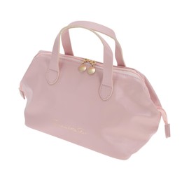 GLIDESMOOTH Makeup Bag, Large Capacity PU Travel Cosmetic Bag for Women, Toiletry Bag, Waterproof and Durable Make Up Bag with Multiple Compartments, Pink