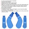 Controller Paddles, 4 Pieces Blue Metal Stainless Steel Paddles Hair