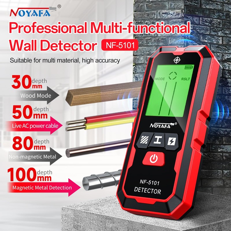 NOYAFA Stud Finder Wall Scanner Detector, Electronic Wall Wood Metal