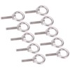 10Pcs Eye Bolt 304 Stainless Steel Lifting Round Ring Screw