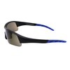 PASTL ANSI Z87.1+ Protective Safety Sunglasses Mirrored Lens Light Wrap
