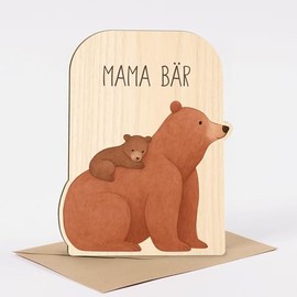 Geschenke zum Muttertag - Mama B√§r Geburtstagskarte - Mutter, Muttertagsgeschenk Oma, Mama, Cooles Muttertagsgeschenk, Geschenk Muttertag, Geschenke f√ºr Mama, Geschenk f√ºr Mama, Mama Geschenk