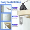 110pcs Shelf Support Pegs Pins Kit,L-Shaped Clips Holders for Cabinet