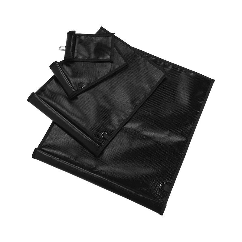 4Pcs Faraday Bag Black Portable Fireproof Waterproof Safe Reliable Faraday