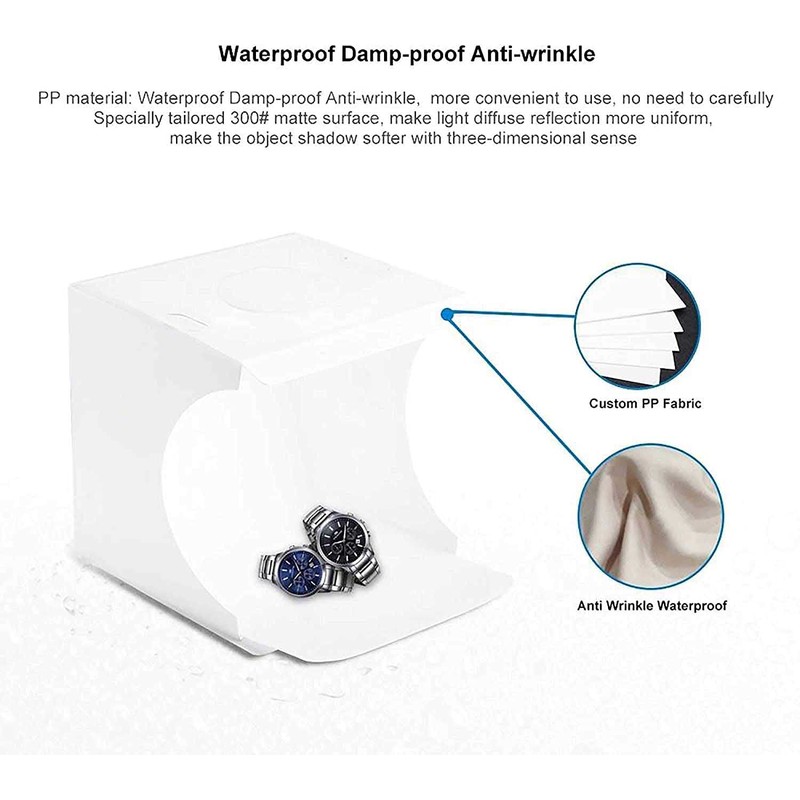 Studio Portable Photo Set Light Box with LED Light 6