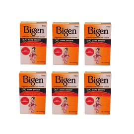Bigen Powder Hair Color #57 Dark Brown .21 oz. (Case of 6)