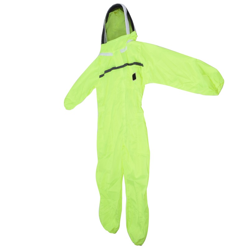 Beekeeping Suit Fluorescent Green One Piece Zipper Design Breathable Beekeeper