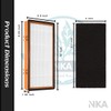 NKA HAPF30AS for Holmes Air Purifier 3-in-1 Smoke Grabber HEPA