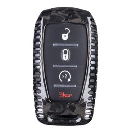 Genuine Forged Carbon Fiber Key Fob Cover for Ram 1500 2500 3500 Key Fob 2019-2025 Protector Case