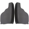 SecosAutoparts 2 Pieces Black Auto Door Panel Armrest Cover Synthetic