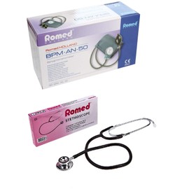 Aneroid Blood Pressure Monitor with 2 Hoses and Stethoscope in Various Colours Available