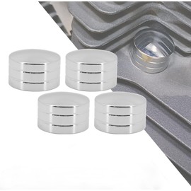 HDBUBALUS Motorcycle Head Bolt Covers Fit for Harley Twin Cam Dyna Big Twin Evolution 1340 Sportster XL 1999-2017 Chrome 4PCS