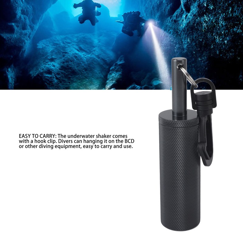 Signal Bell Diving Stick Noise Maker Crisp Sound Aluminum Alloy