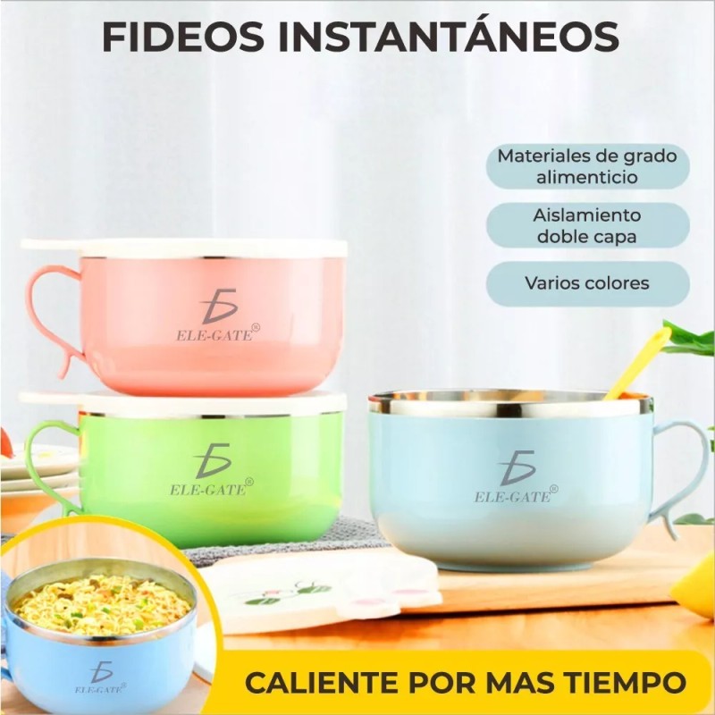 Ele-Gate Set De Dos Almacenadores Alimentos Tipo Tazón Para Niños