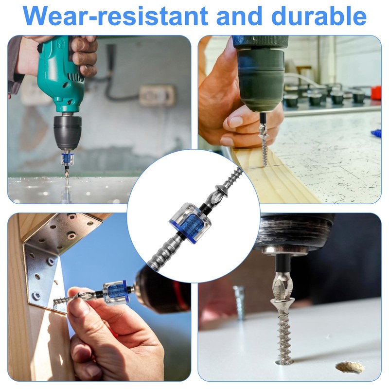 High Magnetic Screwdriver Drill Bit Set, 6Pcs Magnetic Screwdriver Bits