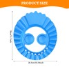 2 Pcs Adjustable Baby Bath Cap, Soft Waterproof Shampoo Visor