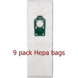 Tornado Hepa Vacuum Bags 9 pack fits CK ULW 13/1 Ultra-Lightwei