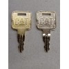 All 2 ) KEYS CAT CATIPILLAR Heavy Equipment Construction Excavator Dozer Key Set