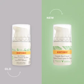 Burt's Bees Eye Cream for Sensitive Skin, Holiday Gift, with Cotton Extract 98.9% Natural Origin, Developed with Dermatologists, 14.1g