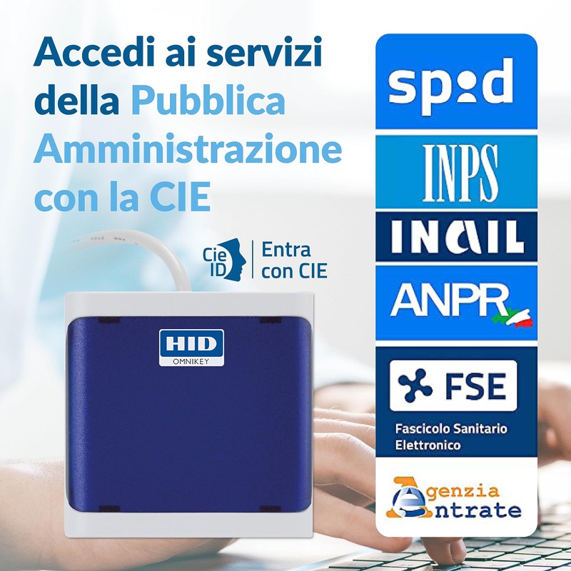 INTERNAVIGARE HID Omnikey 5022 USB Reader for CIE 3.0 Electronic