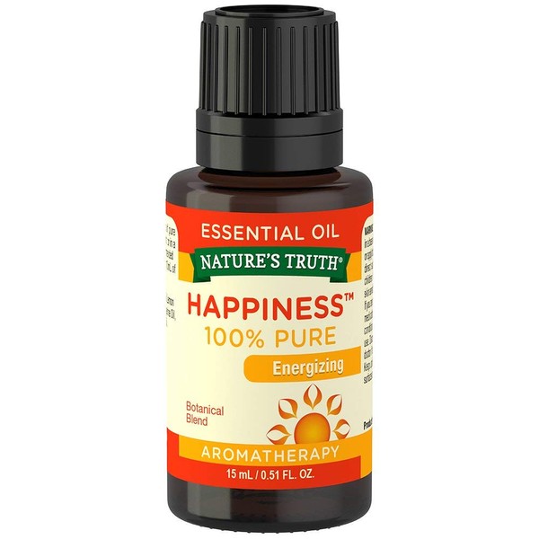 Nature's Truth Essential Oil, Happiness, 0.51 Fluid Ounce (2 Pack)