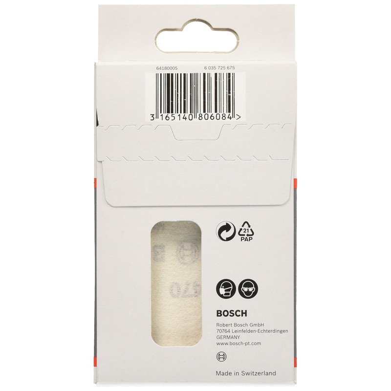 Bosch 2608608y19 70 x 125 mm Pack of 10 Abrasive