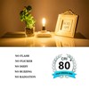 SHUWDKAR 12 Volt LED Candelabra Bulbs E12 Base 4W Warm