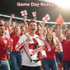 Jidkhfk 2PCS World Cup Football 2026 England Drawstring Bags Sleeves