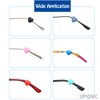 UPIONIC Anti-slip Soft Glasses End Tips, Silicone Tube Sleeve Eyeglass