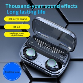 BQ10 Wireless Earbuds in-Ear Headphone BT Earphones Noise Reduction Earbuds for Music Game Call Compatible with iOS Android