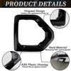 BINQIGOO 1 Pair Front Fog Light Bezel Cover Exterior Trim