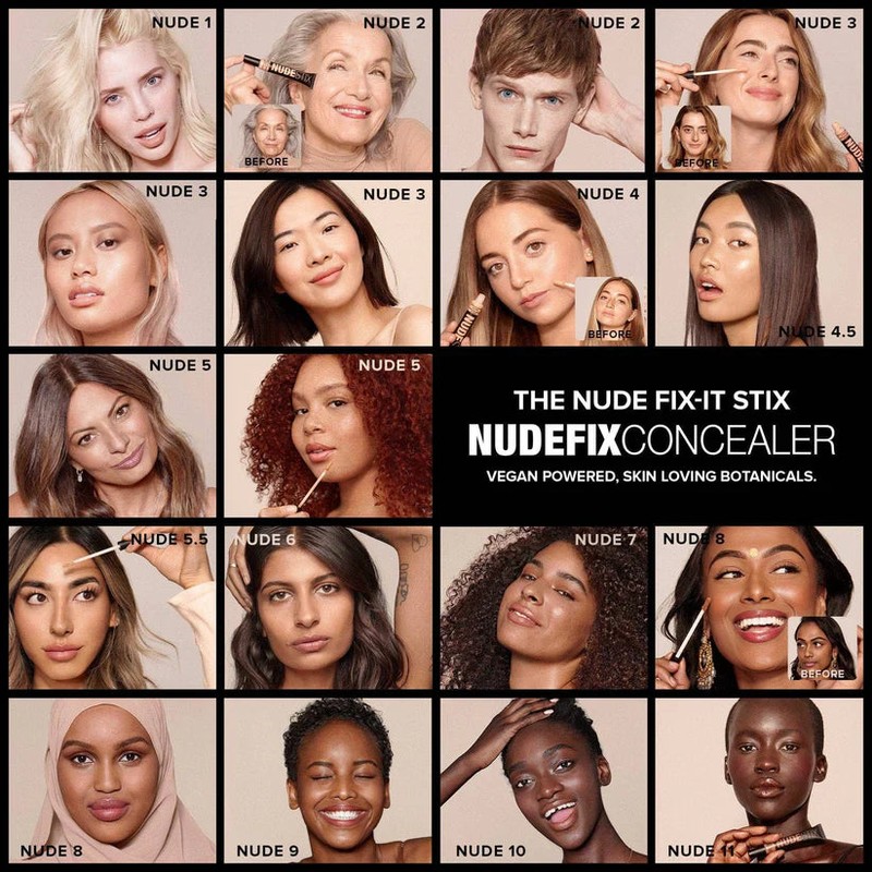 NUDESTIX Travel Nudefix Concealer 3ml (Various Shades), Nude 10