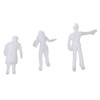 BQLZR White Model Train People Figure Passengers 1:200 Scale Pack