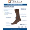 TINKUY PERU Men’s Ribbed Socks, Mid-Length Alpaca Wool Dress Socks