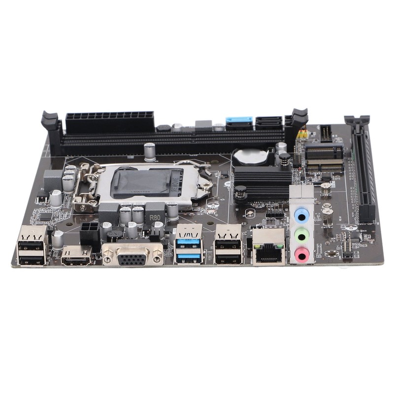 B75 Gaming Motherboard with M.2 Ports Dual Channel DDR3 for