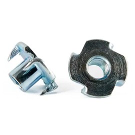 Drive-in Nuts M12 x 14.5 mm Galvanised Steel - DIN 6930 - Drive-In Tips - Wooden Nut - Drive-In Nut Metric Thread (Thread: M12, Length: 14.5 mm, Quantity: 16 Pieces)