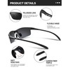 BIRCEN Polarized Carbon-Fiber Sunglasses for Men: Ultralight UV Protection Sun