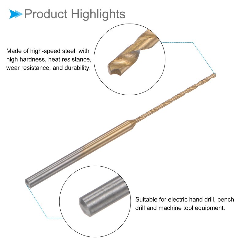 CoCud Mini Drill Bit 1 mm Drill Diameter 2.35 mm