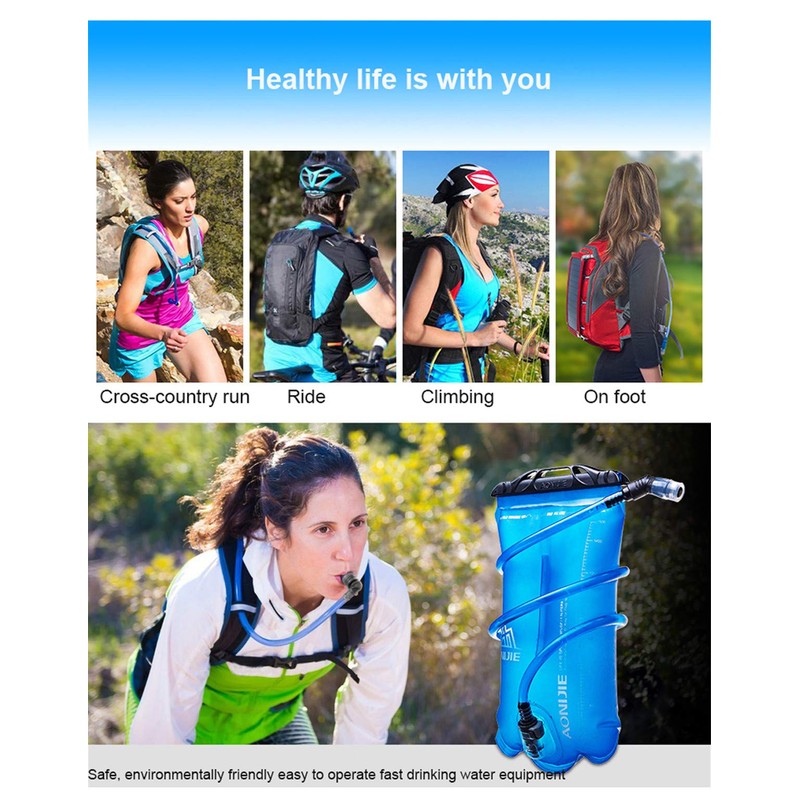 Win.Deeper 1.5L/2L/3L Hydration Bladder, Water Bladder, Sports Water Bladder, Ideal